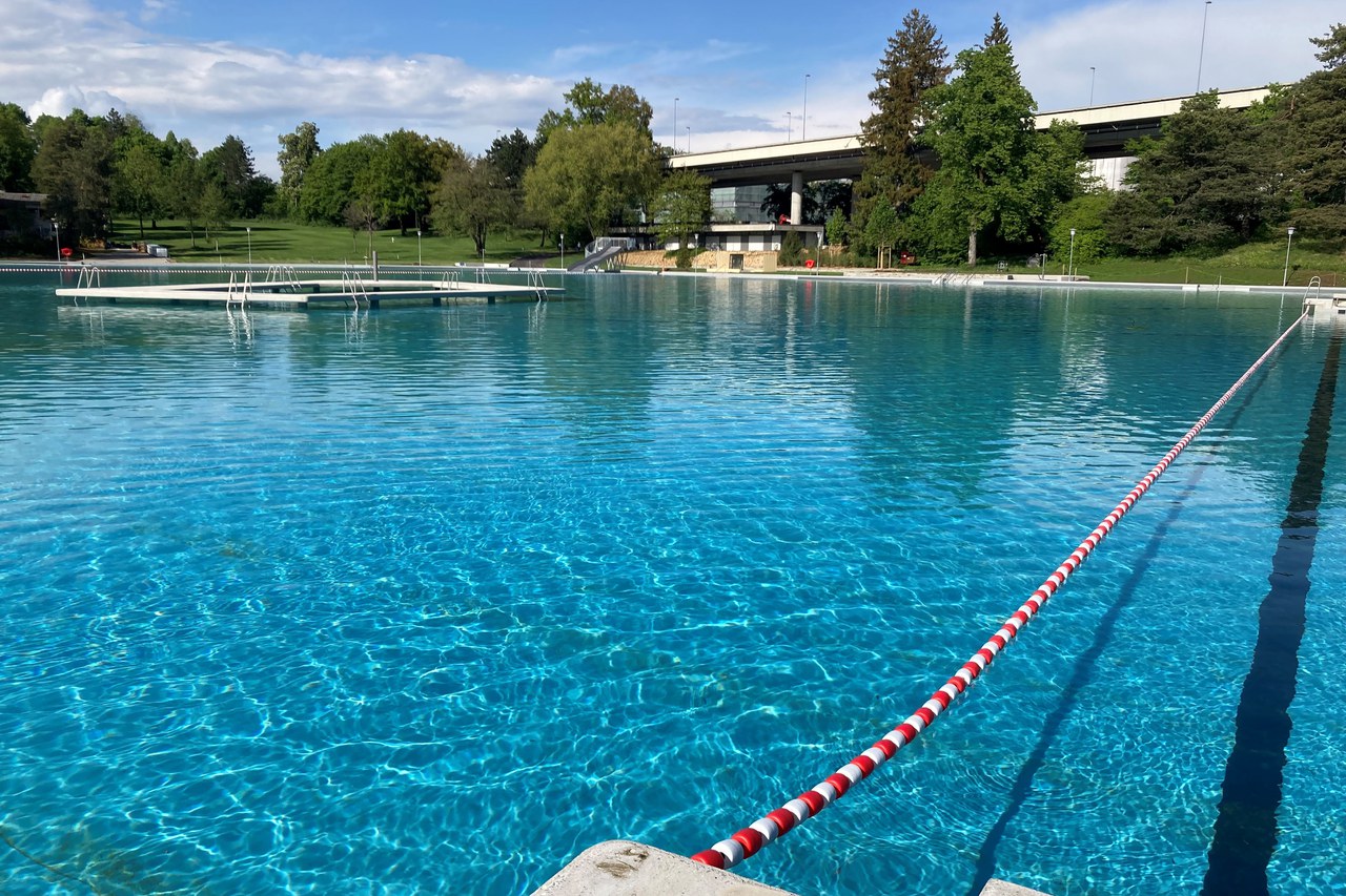 Schwimmbecken im Freibad Weyermannshaus