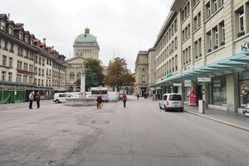 Bärenplatz Foto heute © Nightnurse Images AG. Vergrösserte Ansicht