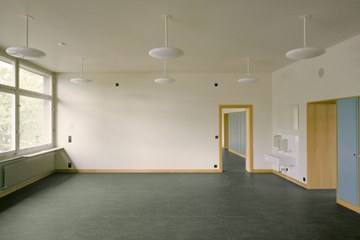 Ansicht Klassenzimmer Zyklus 1 + 2 ©Rasmus Norlander Zürich. Vergrösserte Ansicht