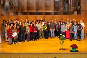 Gruppenbild aller Teilnehmenden (Bild   Hansueli Räz). Vergrösserte Ansicht