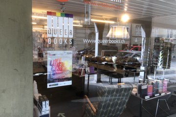 Plakat Queerbooks. Vergrösserte Ansicht