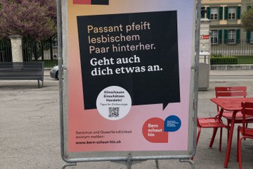 1Plakat Kampagne «Geht auch dich etwas an». Vergrösserte Ansicht