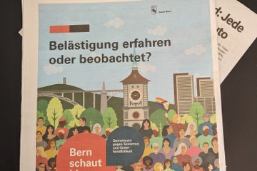 Inserat in 20 Minuten. Vergrösserte Ansicht