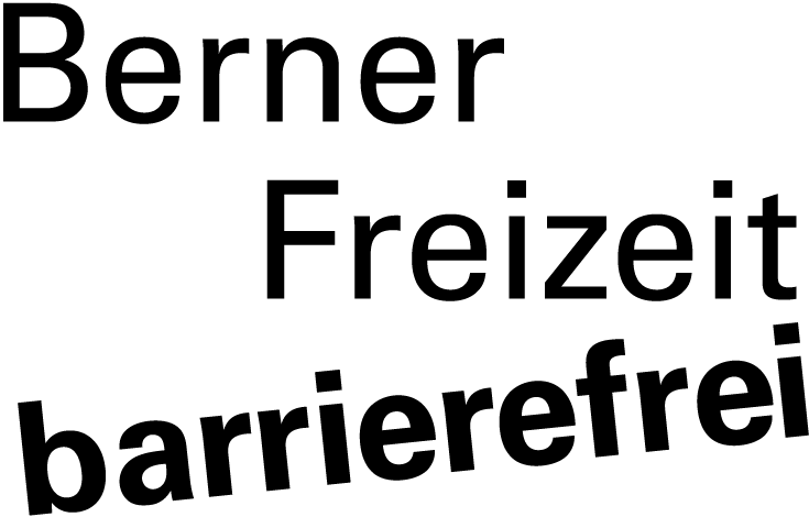 Logo zu Berner Freizeit barrierefrei